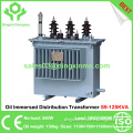 China Best S9-125KVA Oil Immersed Distribution Transformer Yyn0 Dyn11 Dyn5 50Hz or 60Hz
